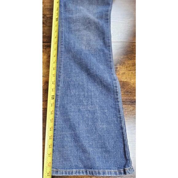 VTG American Eagle Flare Jeans Womens 10 Blue Next Level Stretch Denim 32x33 - Picture 6 of 8